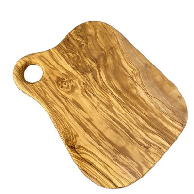 China Disposable Olivewood Olive Wood Chopping Board Solid Steak Pizza Wooden Board for sale