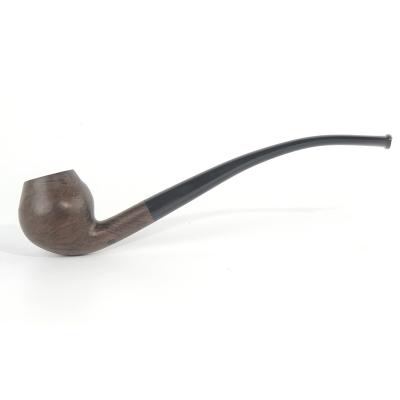 China Occasional Special Offer Olive Series Pipe Shape #ALW Smoking Filter Ebony Wood Smooth Finished 9mm Free Shipping for sale