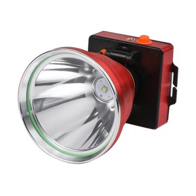 China 5.5w Rechargeable Battery Three Mode Camping Waterproof Aluminum Led Headlamp for sale