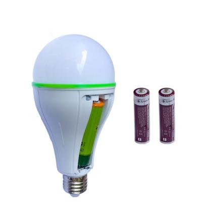 China Desk Safety Reloadeble Energy Saver Battery Operated Camping Emergency Led Bulb Light for sale