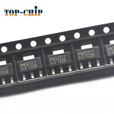 China AMS1117-3.3V/3.3 Standard Power Supply IC Regulator IC 1117-3.3 SOT-223 1117 Full Series for sale