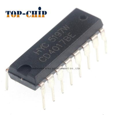 China CD4017BE DIP16 CD4017 Counting Dispenser Decimal Counter IC Chip CD4017BE for sale