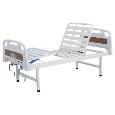 China Hospital Bed Manual Crank Nursing Home Medical Single Hospital Bed For Paralysis Patient for sale