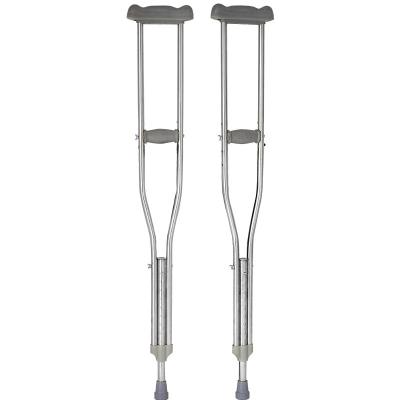 China Home Medical Axillary Aluminum Walking Crutches with Armpit Pad and Handle for Pediatric for sale