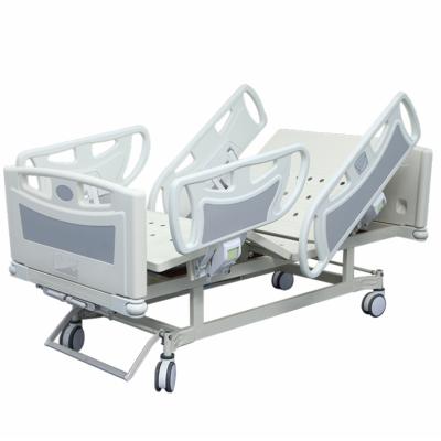 China Saikang Comfortable Hospital Bed Hospital Bed Medical Equipment Five Functions Manual Hospital Bed for sale