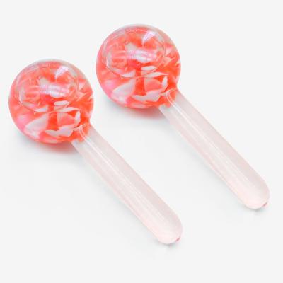 China Colored Wrinkle Remover SSBT BQHB501 Flower Antifreeze Gel Beauty Crystal Glass Ice Globes for sale