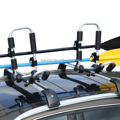 China Wholesale Durable Car Roof Rack Car Kayak Carrier Folding Top Rack with Foldable Paddle Rack Kayak Rack for sale