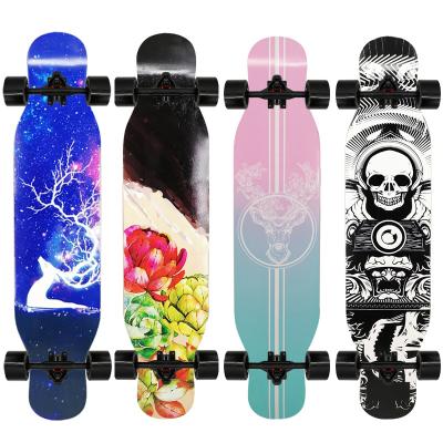 China Youth Chinese Northeast Maple Beginner Dancing Skateboard Wooden Longboard for sale