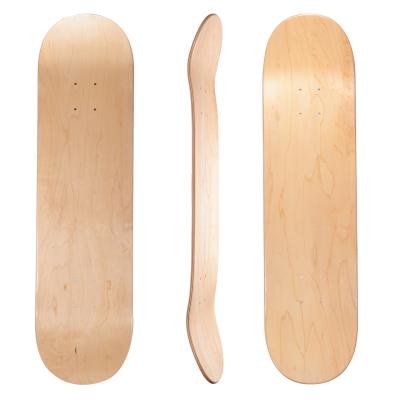 China Adult Chinese Maple Skateboard Wooden Empty Deck for sale