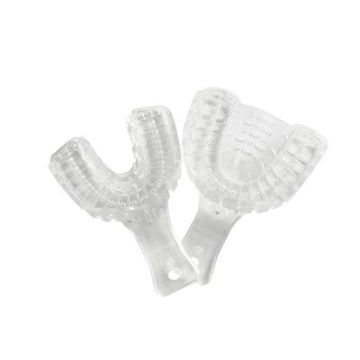 China Dental Area Disposable Special Transparent Dental Implant Tray For Planting Impression Or Conventional Impression Socket for sale