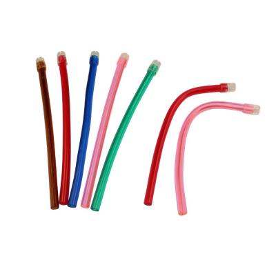 China Transparent Colored Disposable Dental Consumables Dental Area Saliva Ejector Dental Saliva Ejectors for sale