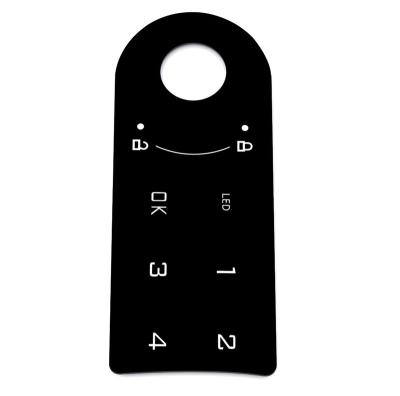 China Custom Die Cut Home Appliance Printing Push Button Membrane Switch Keypad Front Panel for sale