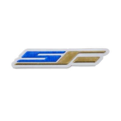 China Custom High End Europe Technic 3D Brand Logo Sticker Label for sale