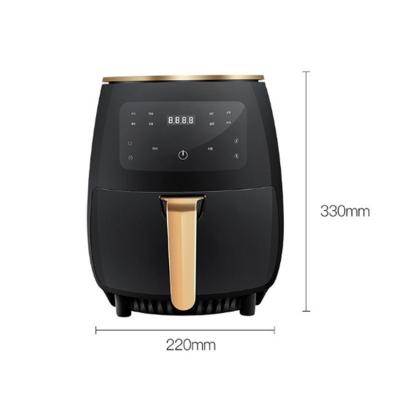 China Hotel 4.5L 1200W Automatic Healthy Oil Free Cooking Air Fryer for sale