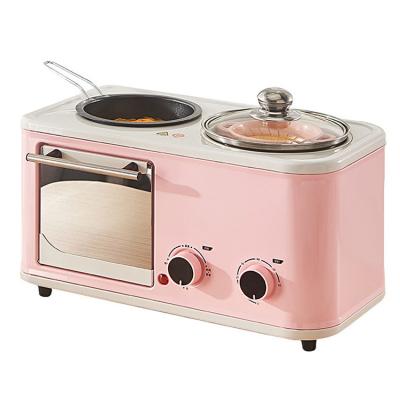 China New Outdoor Breakfast Multifunctional Home Omelette Toaster Cooking Coffee 3 in 1 Breakfast Makers for sale