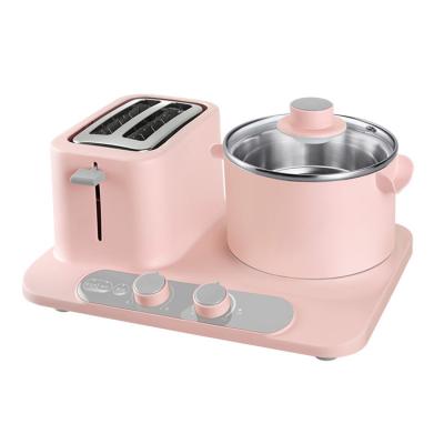 China Outdoor 3 in 1 Breakfast Maker Set Accessories Toaster Coffee Pot Oven Glass Frying Pan for sale