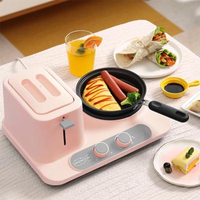 China Outdoor 3 in 1 Sandwich Breakfast Makers Mini Breakfast Machine Electric Portable Breakfast Maker for sale