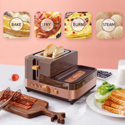 China Outdoor 3 in 1 Easy Clean Touch Grip Pancake Maker Electric Grill Waffle Iron Sandwich Maker Fresh Breakfast Maker for sale