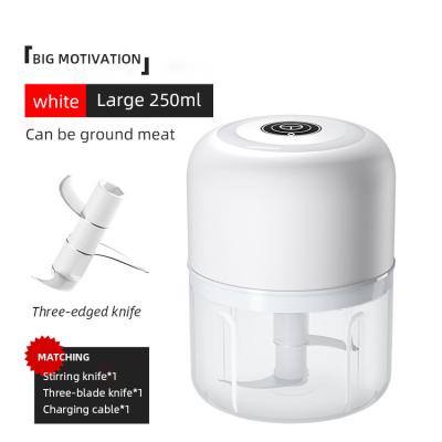 China Outdoor Rechargeable Portable Chopper Machine Kitchen Household Mini Electric Meat Grinders for sale