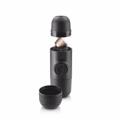 China Mini 70ml Manual Portable Instant Capsule Espresso Car Coffee Maker Easy Handling Machine for sale