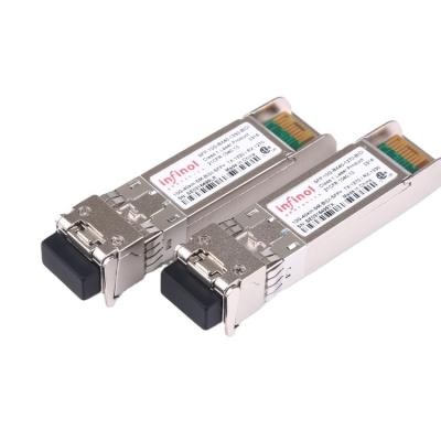 China FTTX 10G SFP+ BX40 1270/1330nm single-fiber LC single-mode transceiver module for sale