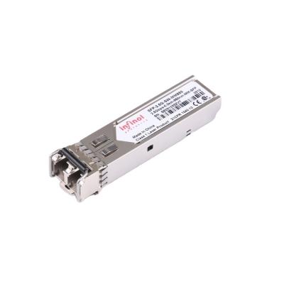 China Data center in 2.5G SFP 850nm 0.5KM dual-fiber dual-LC running multimode interface for sale