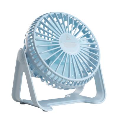 China 360 Degree Rotating Hot Sale Black Portable USB Mini Table Air Cooling Three-speed Adjustable Electric 360 Degree Rotating Rechargeable Desktop Fan for sale