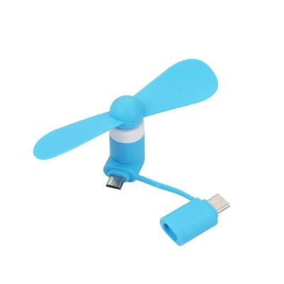 China Hot-selling Hot Selling 2 in 1 Mobile Handheld Micro USB Air Cooling Mini Fan Android for sale