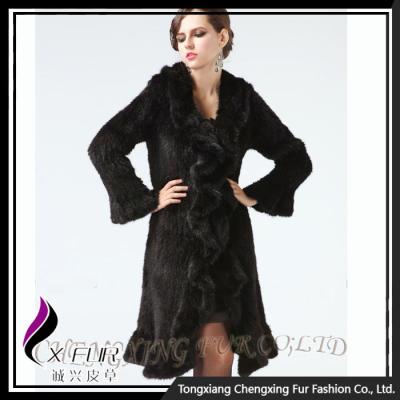 China CX-G-A-141 breathable hand knitted fur coats from Mink Fur Clothes Winter Russia for sale