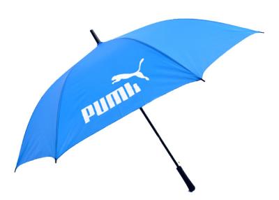 China Rubber Handle Compact Golf Size Umbrella ,  Custom Logo Golf Umbrellas for sale