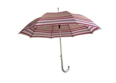 China Colorful Striped Kids Rain Umbrella Heavy Duty Single Canopy  Comfortable for sale