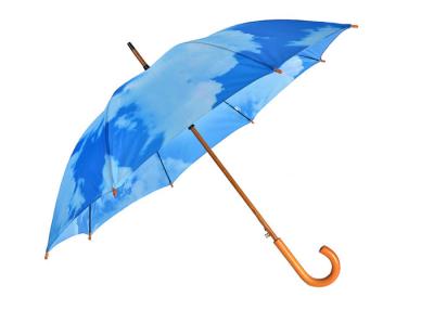 China Polyester-Rohseide-fördernde Geschenk-Regenschirme, Golf-Regenschirme mit Logo zu verkaufen