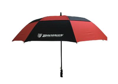 China Colorful Automatic Golf Umbrella  Aluminum Shaft Customized Logo Design for sale