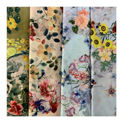 China High-endcustom factory supply thickening super soft top double faced floral printed fabric for sale