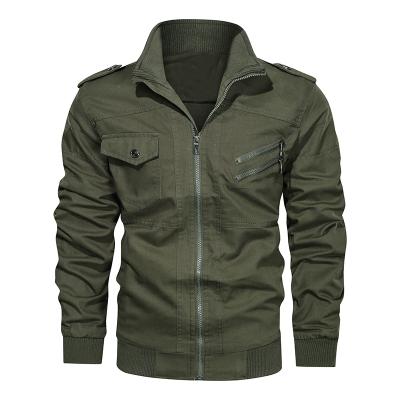 China Multi Pilot Bomber Jacket Male Autumn Casual Cargo Coat Winter Pockets Men's Breathable Warm Military Tactical Flight Jacket Army for sale