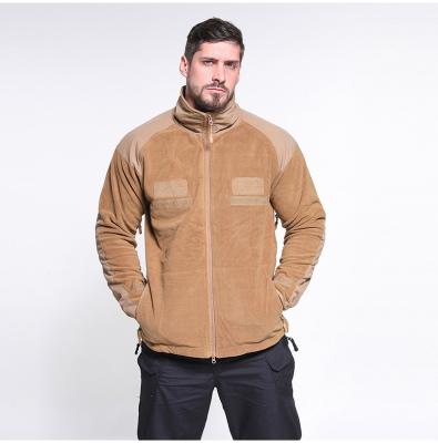 China Autumn Dropship Military Jacket Male Fleece Long Sleeve Casual Thick Fleece Warm Thermal ReFire Coats for sale