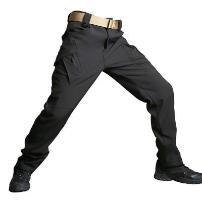 China New Shell Heat Reflection Military Tactical Soft Breathable Pants Men Waterproof Shark Skin BOP Cargo Army Pants Winter Casual Pants for sale