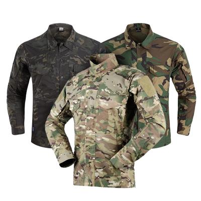 China QUICK DRY Men's Outdoor Thin Breathable Stretch Tactical ReFire Rise Shirts Camouflage Casual Quick Dry Long Waterproof Machining Shirt for sale