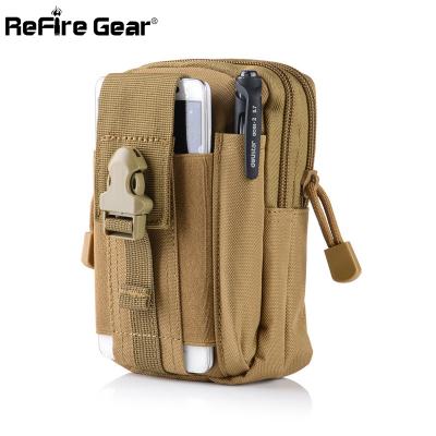 China Waterproof Camouflage Refire Waist Bag Men Army Airsoft Paintball Pocket Belt Military Tactical Belt Bag Durable Small Motorcycle Waist Pack for sale