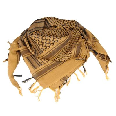 China Multifunctional Arab Square Scarf Military Tactical Men Thicken USA Soldier Army Combat Scarves Keffiyeh Shawl Veil Paintball Arab Scarf 110cm for sale