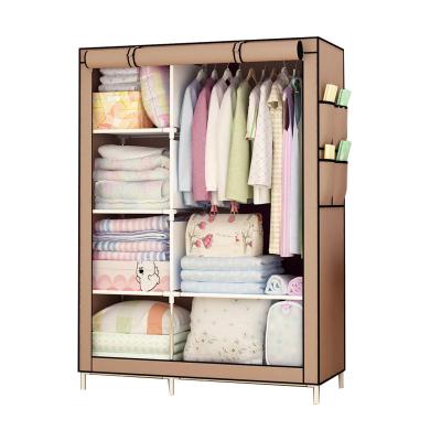 China Foldable factory nonwoven fabric hot sale wardrobe for bedroom foldable for sale