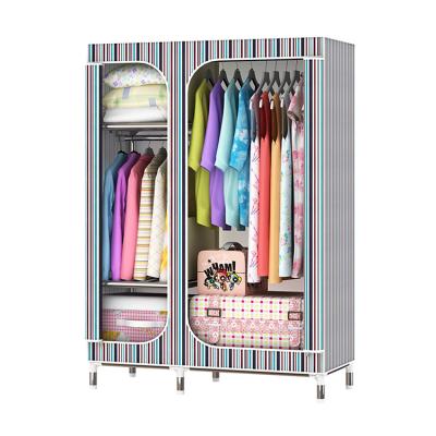 China (Size) 2019 Wholesale Price Adjustable Cheap Folding Cloth Wardrobes Assemble Style Cloth Wardrobe 5510 for sale