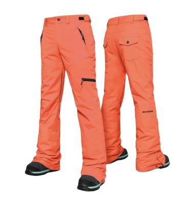 China High Quality Women's Skiing Waterproof Windproof Breathable Warm Ski Pants For Outdoor Winter Snow Breathable for sale