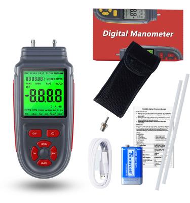 China Differential Digital Tester Pressure Gauge Gauge HVAC Gas Pressure Meter 3Psi 160 x 70cm x 34mm for sale