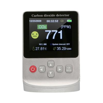 China CO2 Meter Tester for Carbon Dioxide Air Quality Detector Air Quality Monitor with Rechargeable Battery Portable CO2 Meter TC-10000A for sale