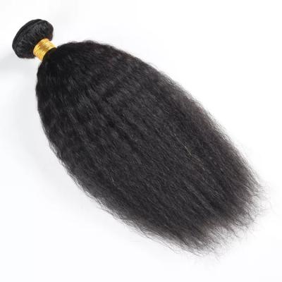 China Kinky Curly Straight Hair Bundles With Closure Or Headband Hair Extensions 100% Wholesale Vendor Yaki Straight Hair Bundles for sale