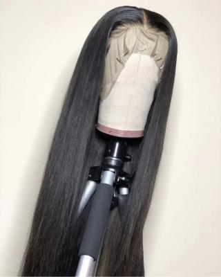 China Hot Selling Body Wave Hair 13*4 HD Clear Lace Front Wigs Pre Plucked With 150% Baby Hair Density Brazilian Straight For Black Women for sale