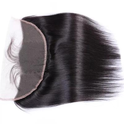 China Wholesale Straight Double Straight Human Hair Brazilian Remy Human Hair With 13*4 Lace Headband for sale