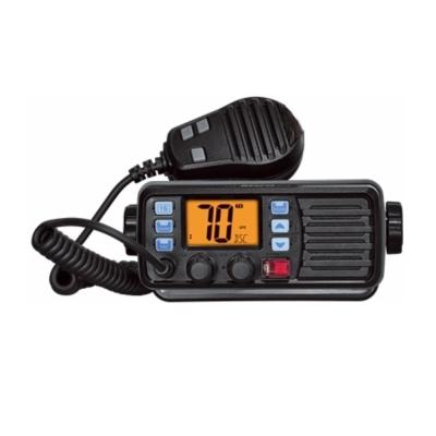 China PVC+ABS Wholesale VHF Walkie Talkie Station Marine Fishing Specialized Vessel IPX7 Waterproof 25W GPS DSC Marine Radio Transceiver Long Ra for sale