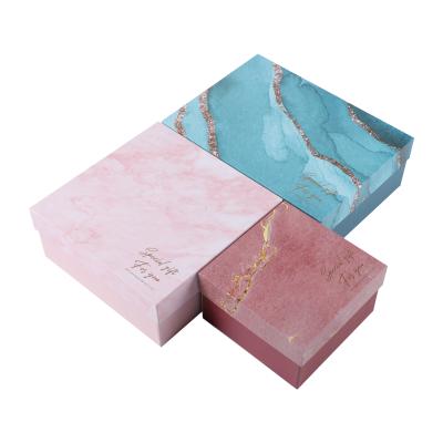 China Customizable Wholesale Recycled Materials Gift Box Color Box High End Sky And Earth Cover Gift Jewelry Box for sale